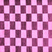 Square Checkered Purple Modern Rug, abs84pur