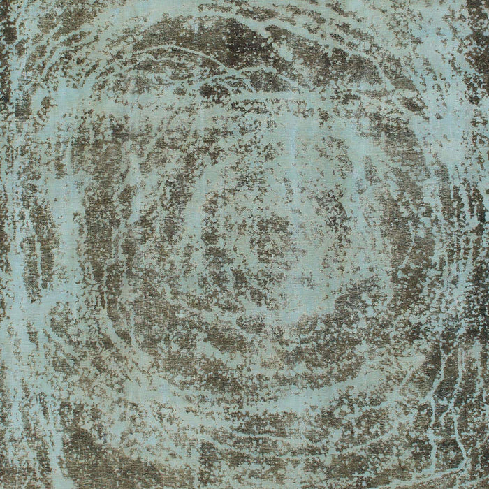 Machine Washable Abstract Dark Sea Green Rug, wshabs850