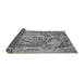 Sideview of Abstract Gray Modern Rug, abs850gry