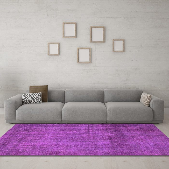 Machine Washable Abstract Pink Modern Rug in a Living Room, wshabs851pnk