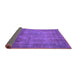 Sideview of Abstract Purple Modern Rug, abs851pur