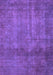 Machine Washable Abstract Purple Modern Area Rugs, wshabs851pur