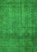 Machine Washable Abstract Green Modern Area Rugs, wshabs851grn