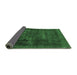 Sideview of Persian Emerald Green Bohemian Rug, abs852emgrn