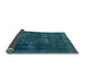 Sideview of Persian Light Blue Bohemian Rug, abs852lblu