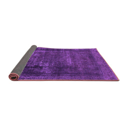 Sideview of Persian Purple Bohemian Rug, abs852pur