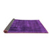 Sideview of Persian Purple Bohemian Rug, abs852pur