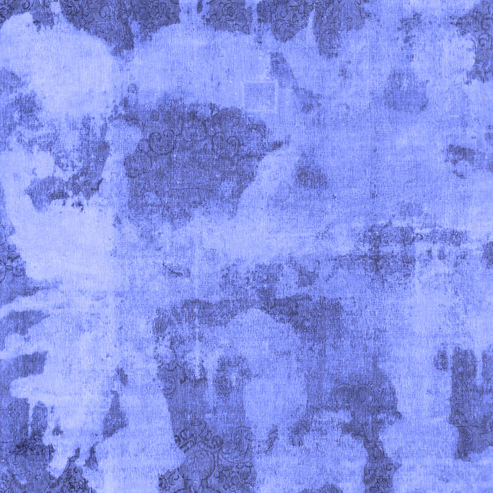 Machine Washable Abstract Blue Modern Rug, wshabs853blu