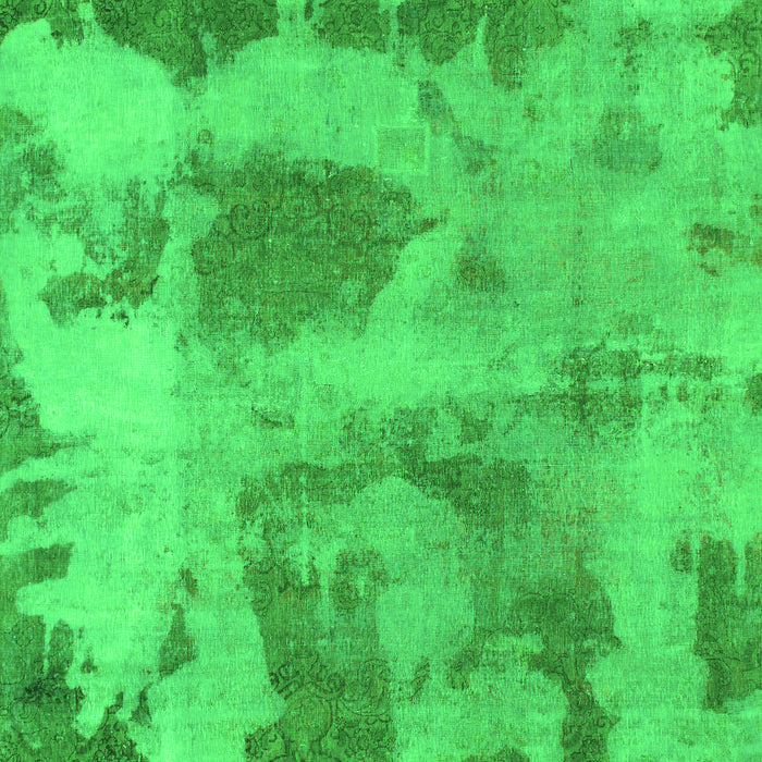 Abstract Green Modern Rug, abs853grn