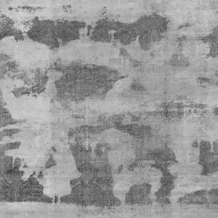 Square Machine Washable Abstract Gray Modern Rug, wshabs853gry