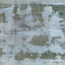 Square Machine Washable Abstract Slate Gray Rug, wshabs853