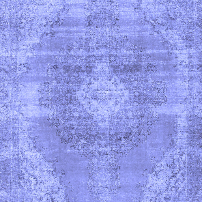 Machine Washable Abstract Blue Modern Rug, wshabs854blu