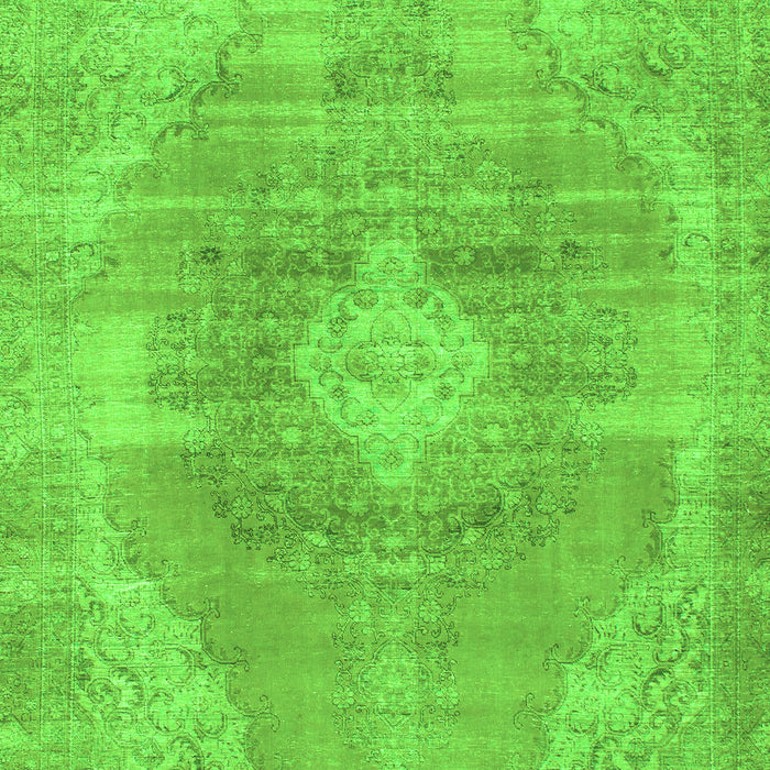 Machine Washable Abstract Green Modern Area Rugs, wshabs854grn