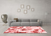 Modern Red Washable Rugs