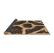 Sideview of Abstract Brown Modern Rug, abs856brn