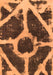 Abstract Orange Modern Rug, abs856org