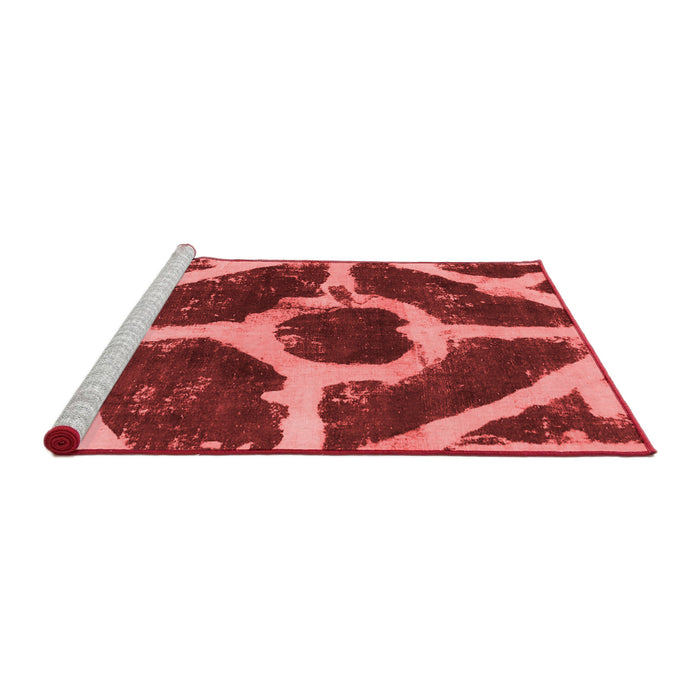 Modern Red Washable Rugs