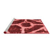 Modern Red Washable Rugs