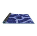 Sideview of Abstract Blue Modern Rug, abs856blu