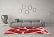 Modern Red Washable Rugs