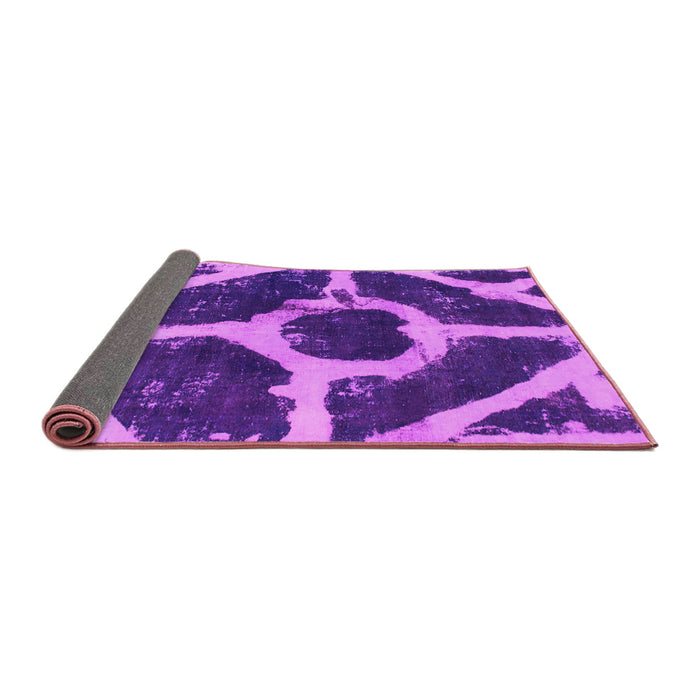 Sideview of Abstract Pink Modern Rug, abs856pnk