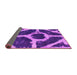 Sideview of Abstract Pink Modern Rug, abs856pnk