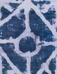 Machine Washable Abstract Lapis Blue Rug, wshabs856