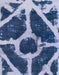 Machine Washable Abstract Lapis Blue Rug, wshabs856