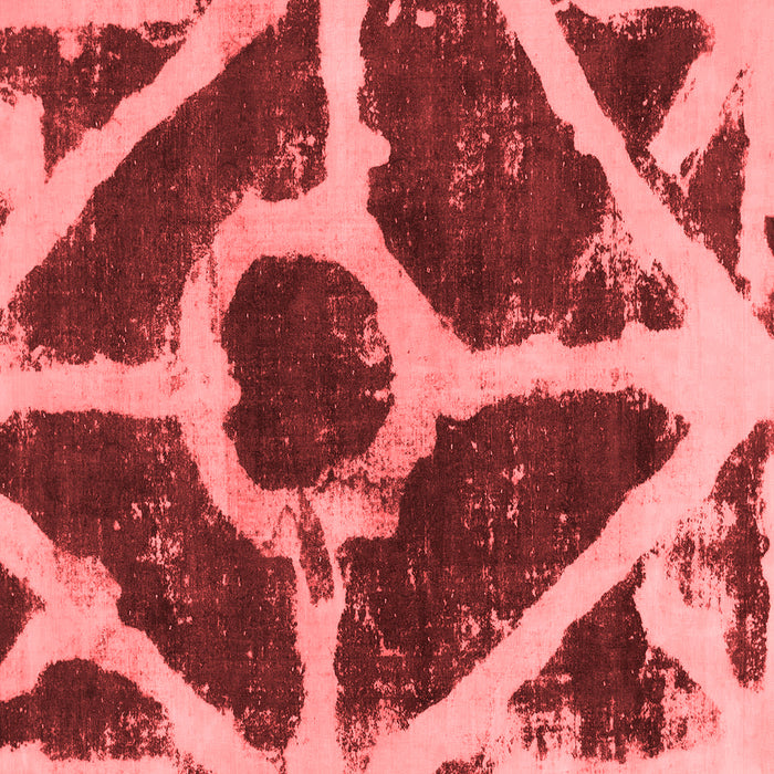 Machine Washable Abstract Red Modern Rug, wshabs856red