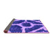 Sideview of Abstract Purple Modern Rug, abs856pur