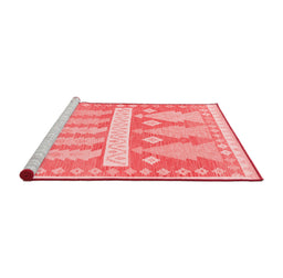 Country Red Washable Rugs