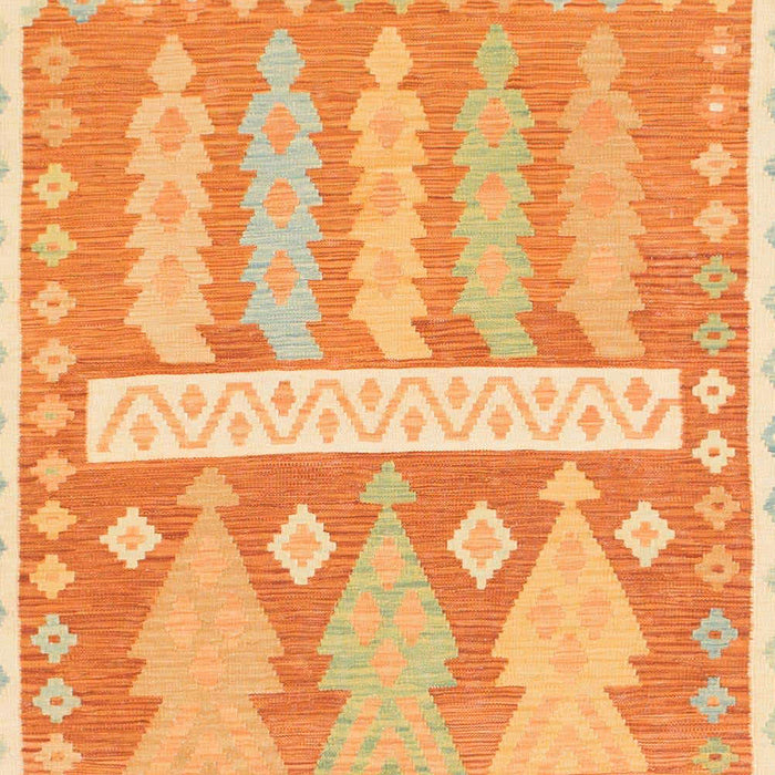 Abstract Chrome Gold Yellow Southwestern Rug, abs857