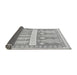 Sideview of Southwestern Gray Country Rug, abs857gry