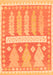 Southwestern Orange Country Rug, abs857org