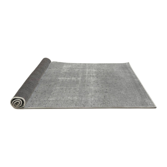 Sideview of Abstract Gray Modern Rug, abs858gry