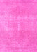 Machine Washable Abstract Pink Modern Rug, wshabs858pnk