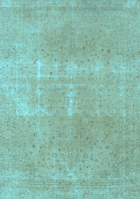 Abstract Light Blue Modern Rug, abs858lblu