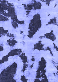 Abstract Blue Modern Rug, abs859blu