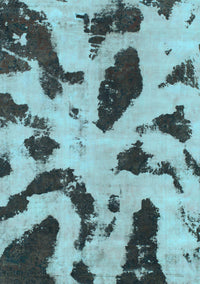 Abstract Light Blue Modern Rug, abs859lblu