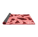 Abstract Red Modern Area Rugs