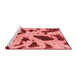 Modern Red Washable Rugs