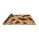 Sideview of Abstract Brown Modern Rug, abs859brn