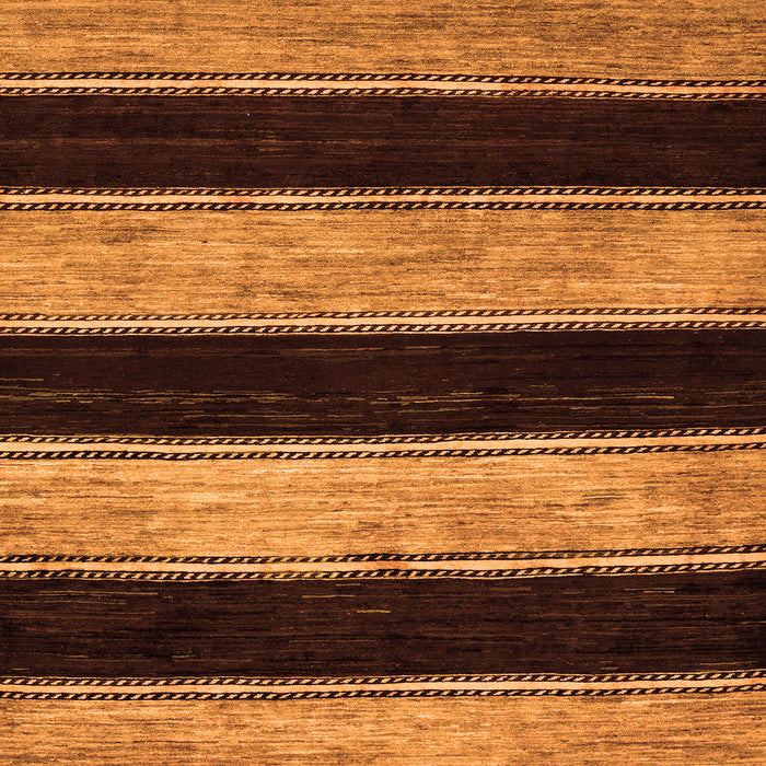 Square Machine Washable Abstract Orange Modern Area Rugs, wshabs85org