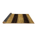 Sideview of Abstract Brown Modern Rug, abs85brn