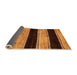 Sideview of Abstract Orange Modern Rug, abs85org