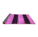 Sideview of Abstract Purple Modern Rug, abs85pur