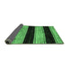 Sideview of Abstract Emerald Green Modern Rug, abs85emgrn