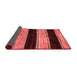 Abstract Red Modern Area Rugs