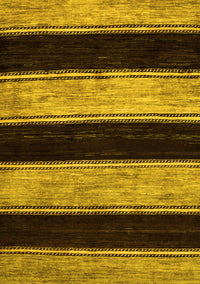 Abstract Yellow Modern Rug, abs85yw