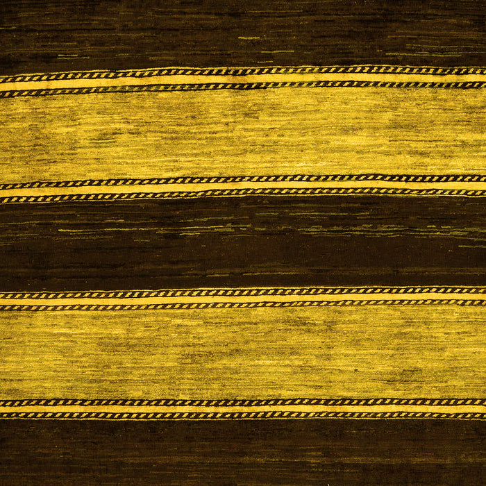Abstract Yellow Modern Rug, abs85yw